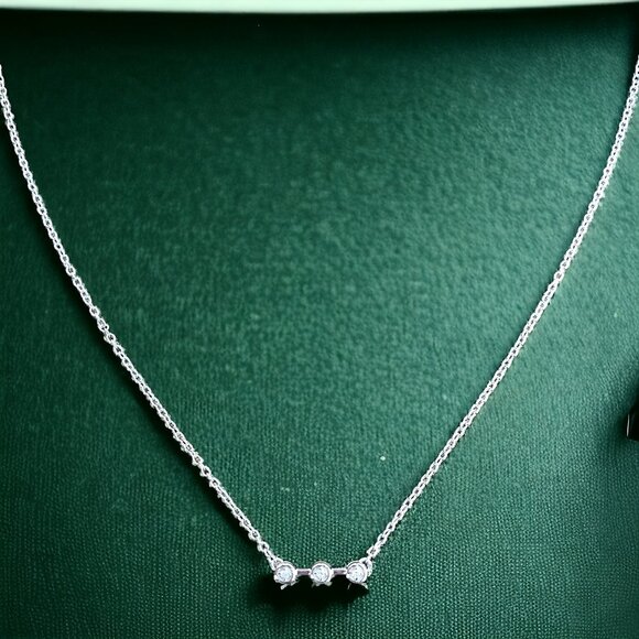 ELSIE MAY Bezel Diamond Necklace - Picture 6 of 7